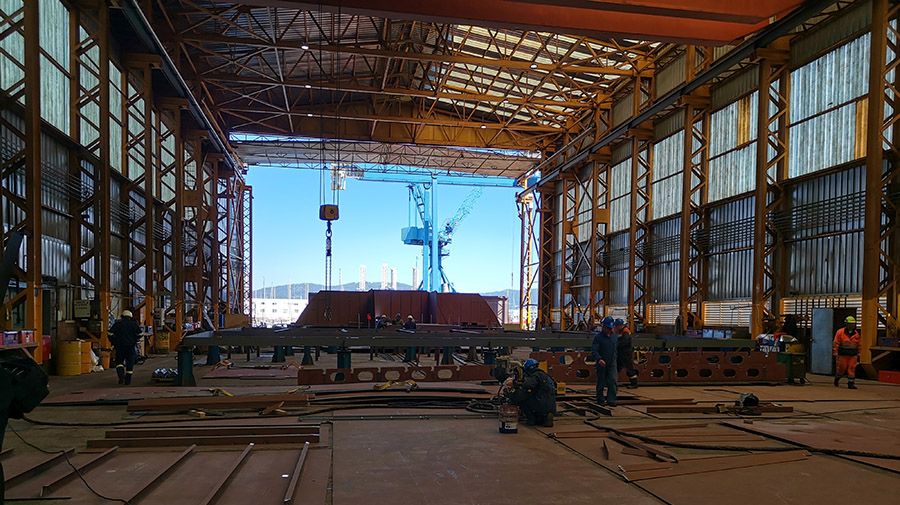 Keel-laying